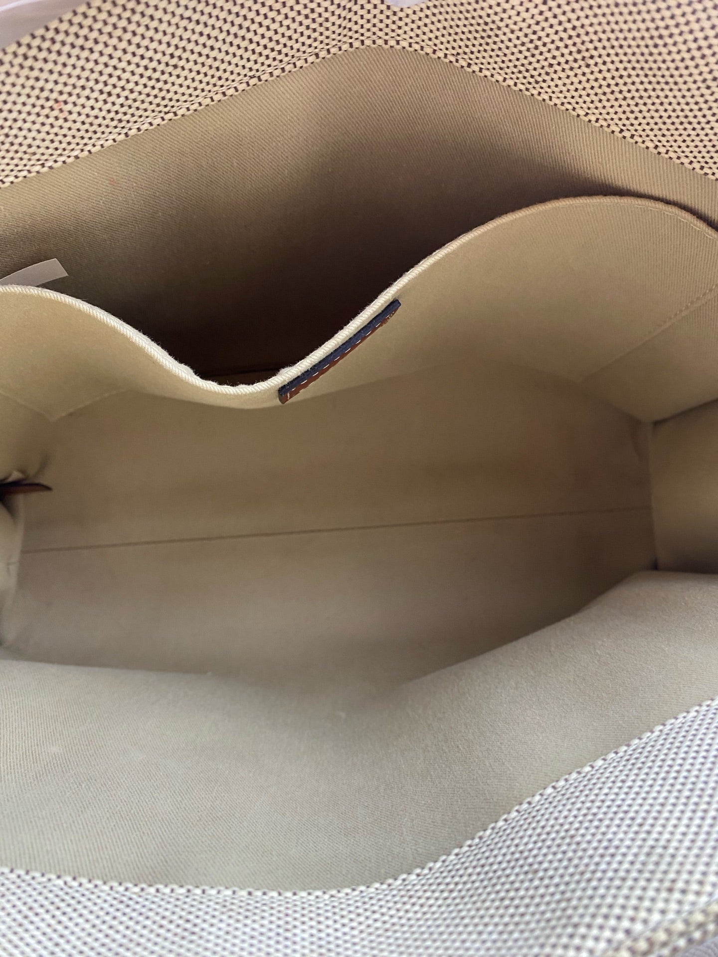 Chloe Canvas Brown Tote