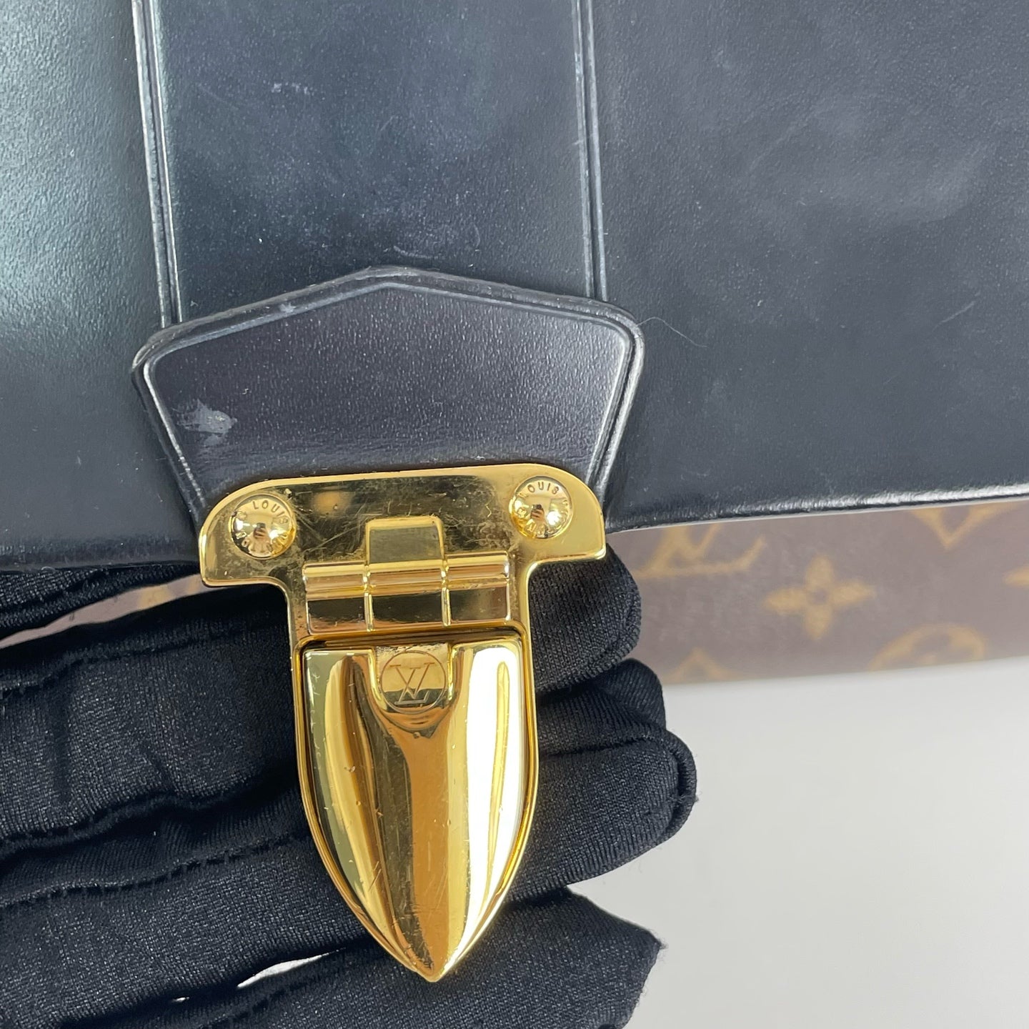 Louis Vuitton Black Messenger Bag