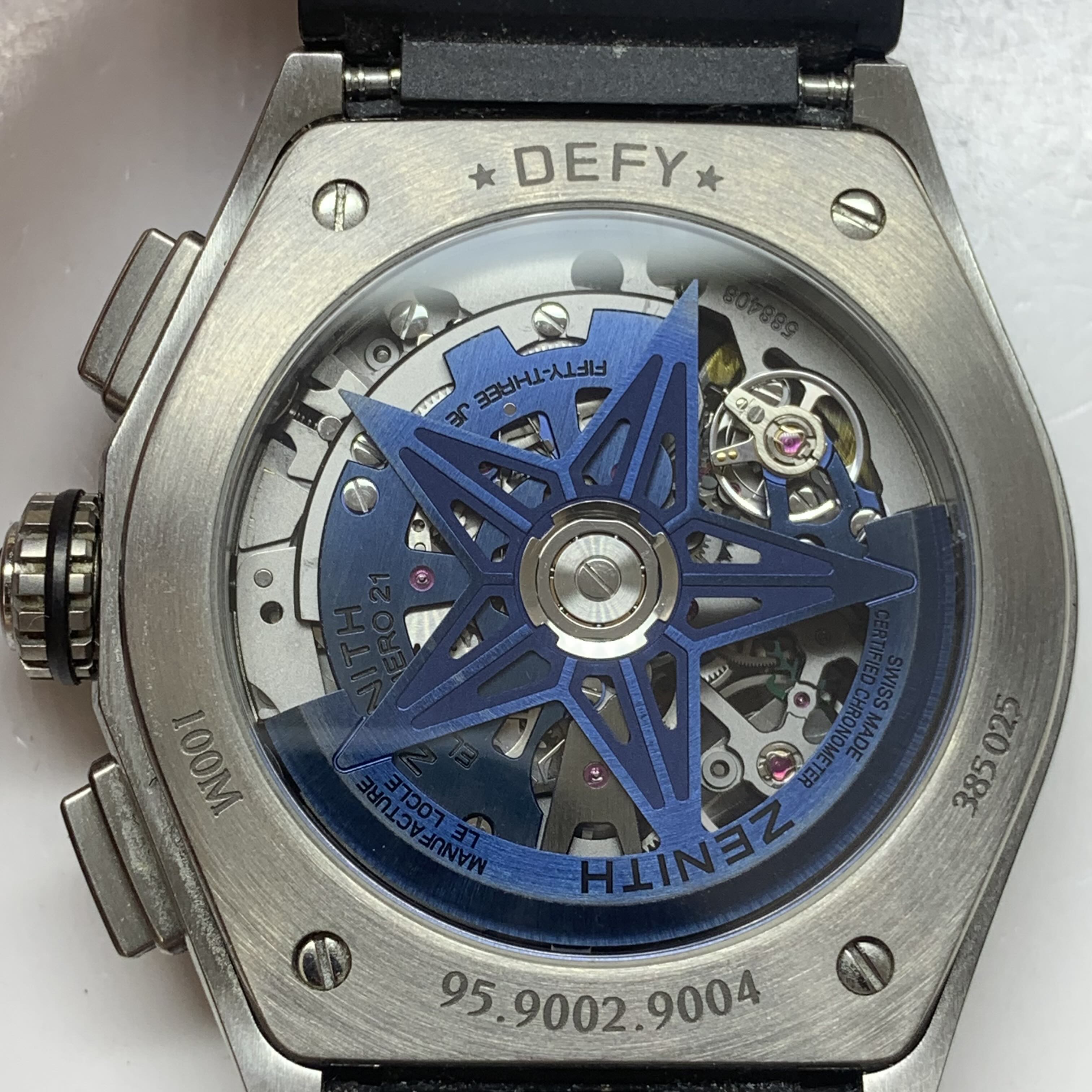 Zenith DEFY Series 44 millimeters 95.9002.9004/78.R584