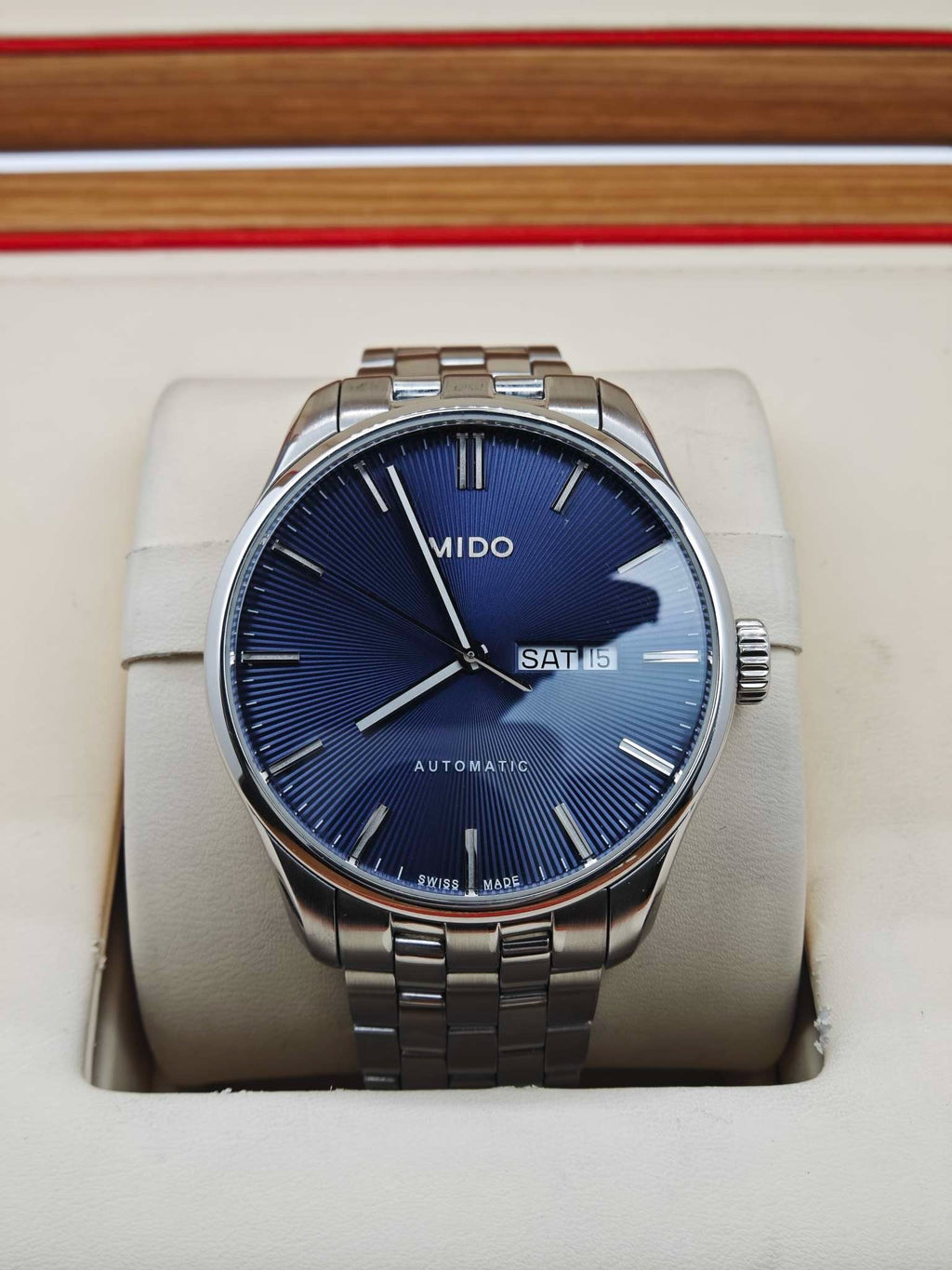 Mido Bruna Blue Automatic (self-winding) watch 42.5 MM M024.630.11.041.00