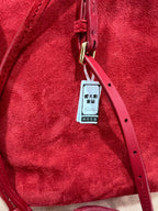 Miu Miu Alcantara Red