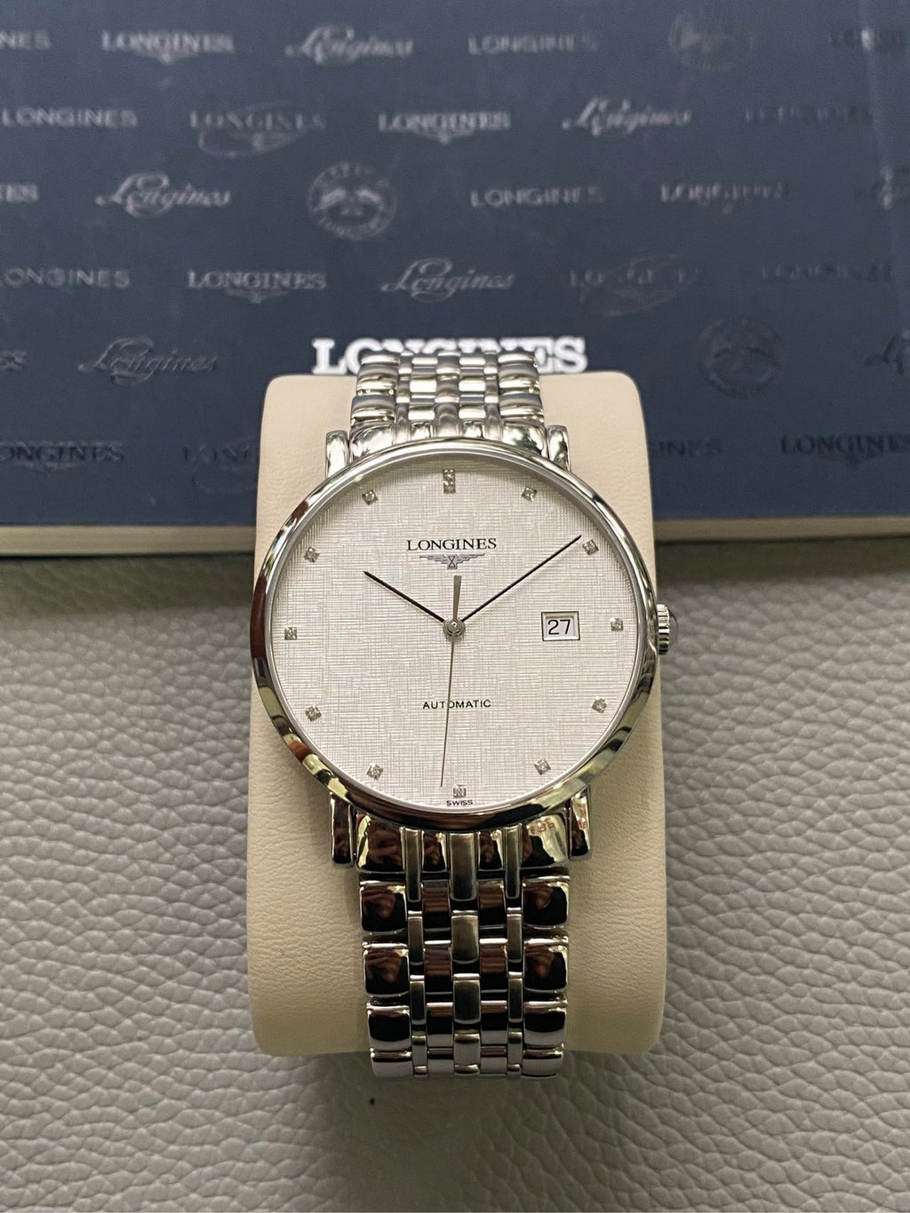 Longines Longines Master Collection White Mechanical watch 39.00mm L4.910.4.77.6