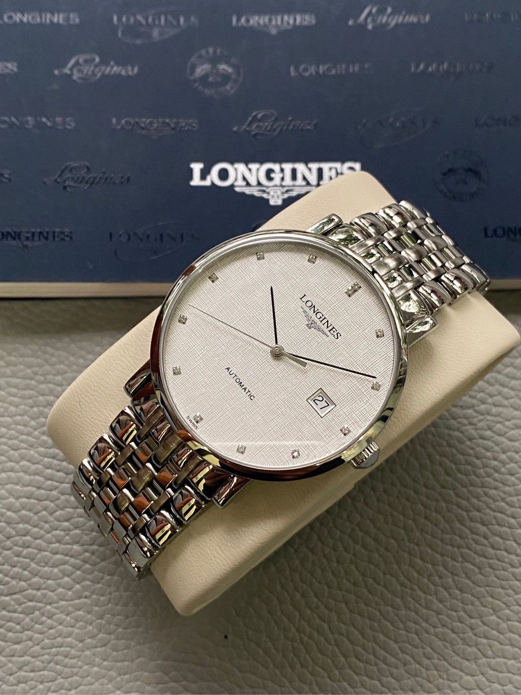 Longines Longines Master Collection White Mechanical watch 39.00mm L4.910.4.77.6