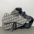 Dior Canvas Saddle Bag