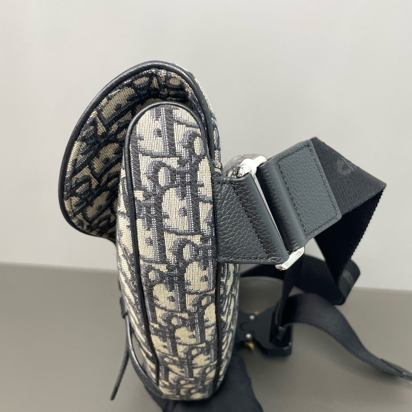 Dior Canvas Saddle Bag