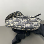 Dior Canvas Saddle Bag
