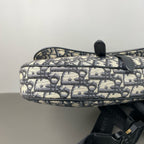 Dior Canvas Saddle Bag