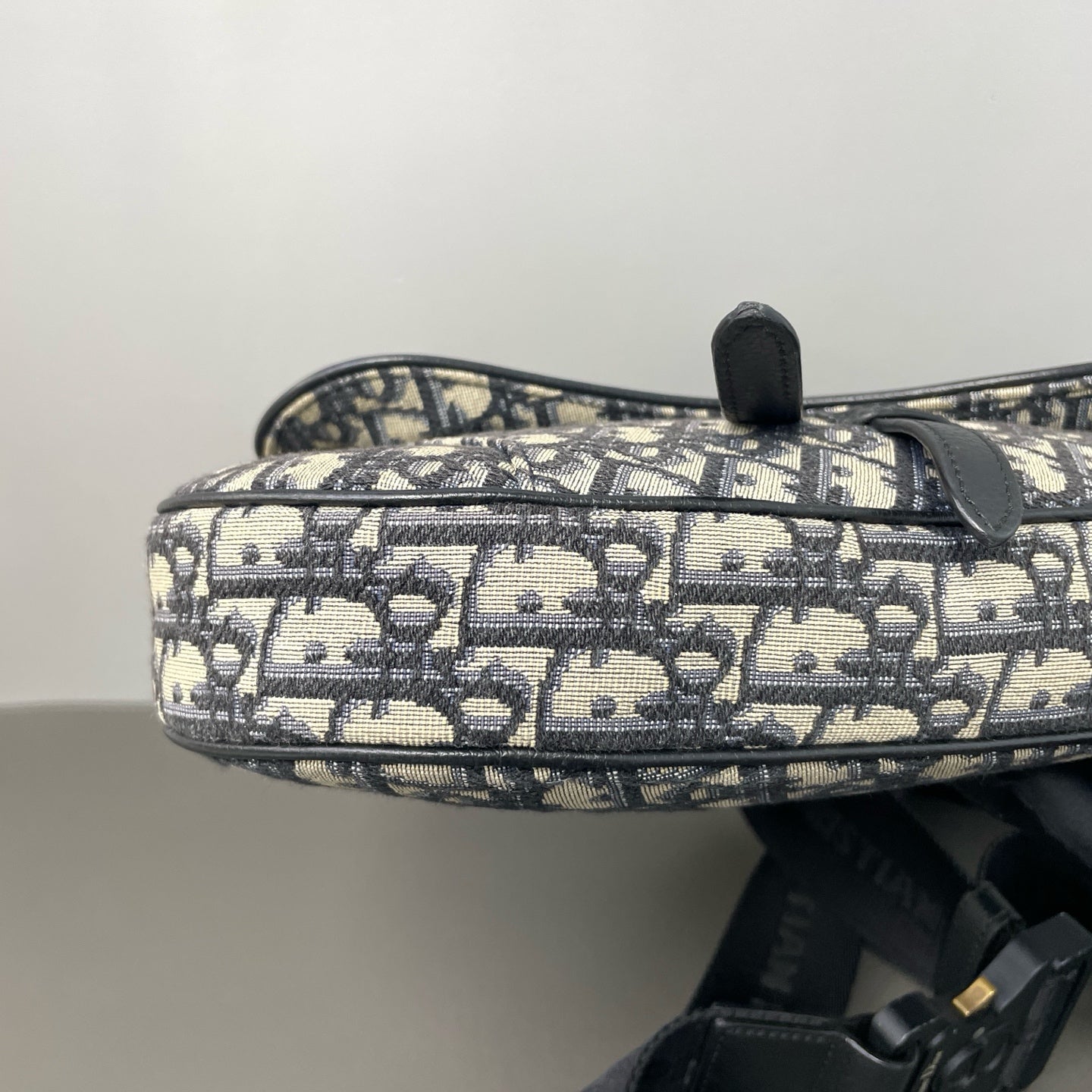 Dior Canvas Saddle Bag