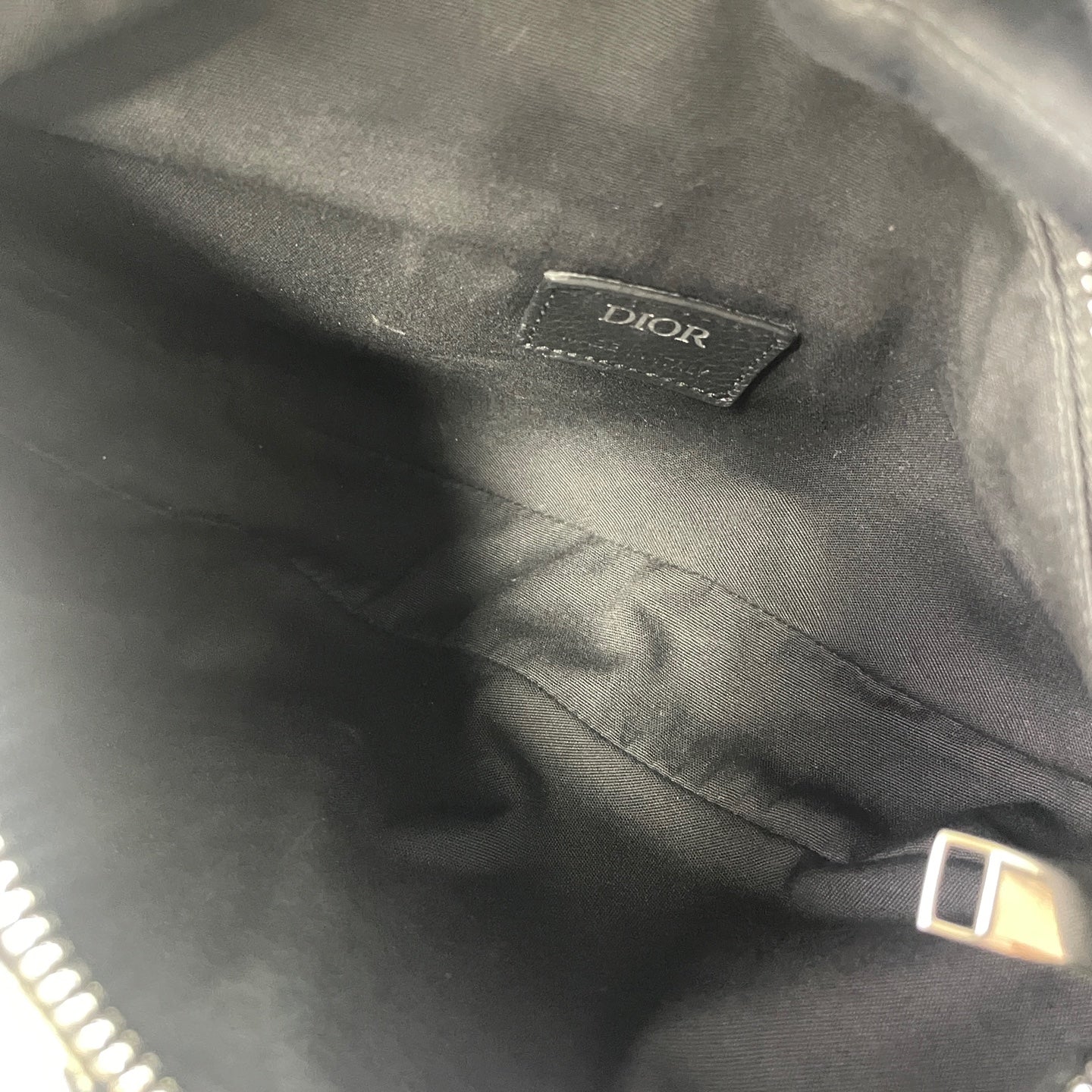 Dior Canvas Saddle Bag