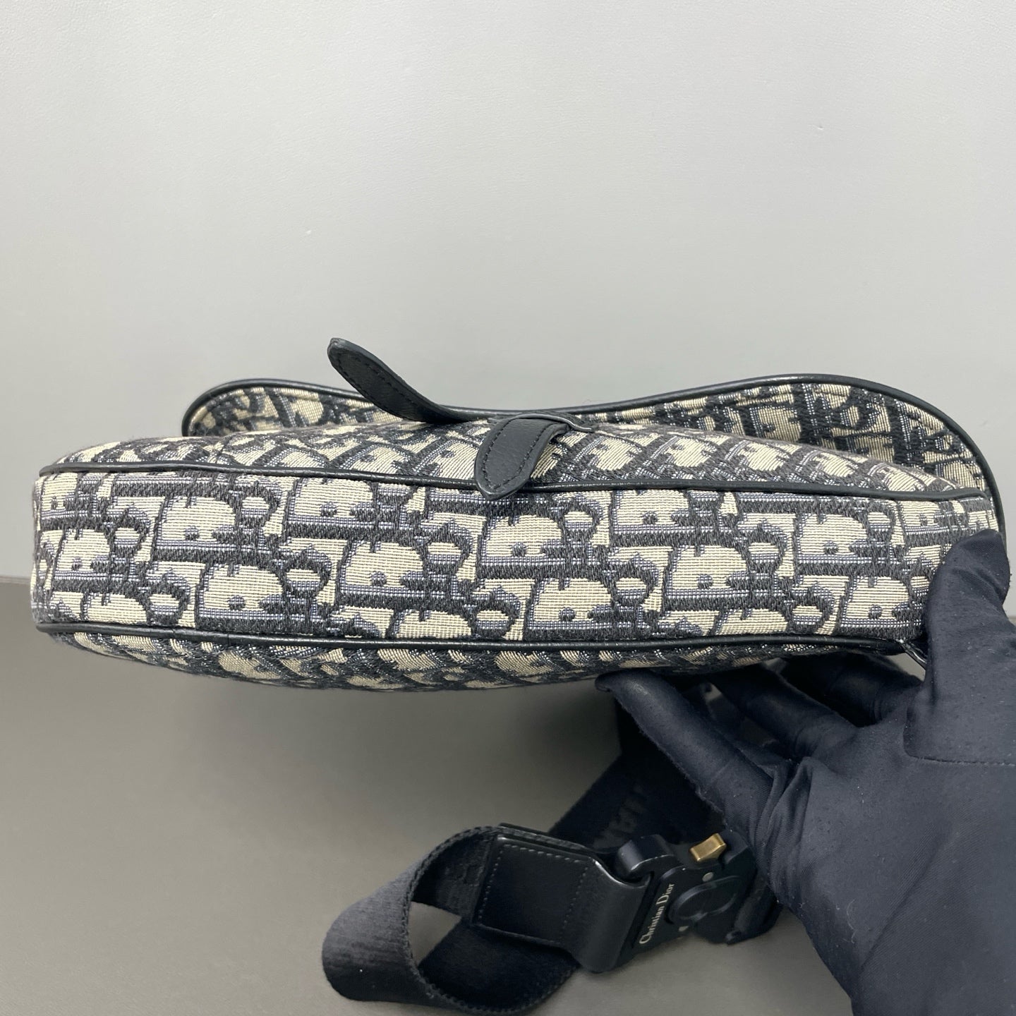 Dior Canvas Saddle Bag