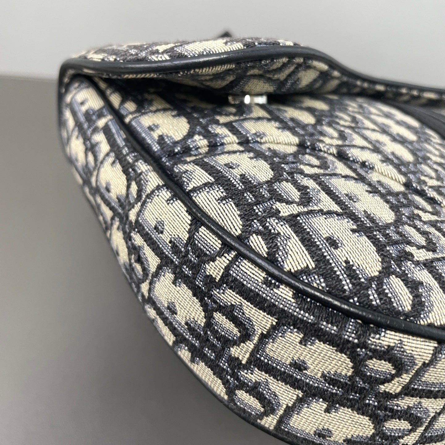 Dior Canvas Saddle Bag