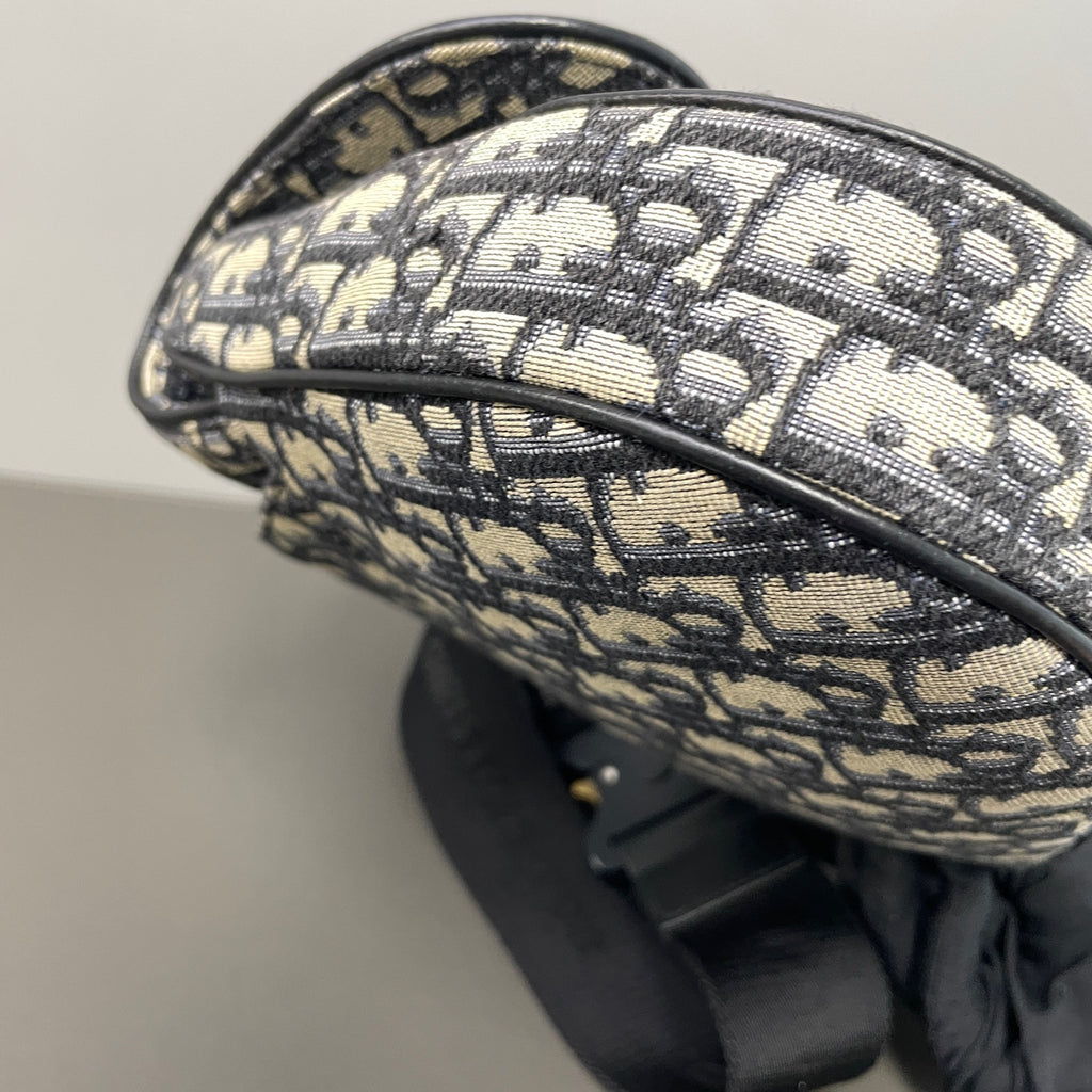 Dior Canvas Saddle Bag