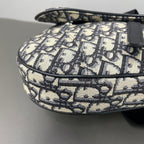 Dior Canvas Saddle Bag