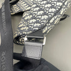 Dior Canvas Saddle Bag