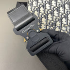 Dior Canvas Saddle Bag