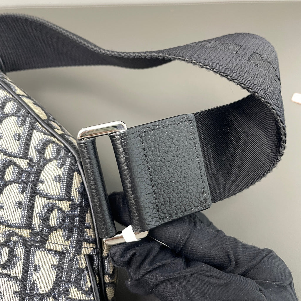 Dior Canvas Saddle Bag