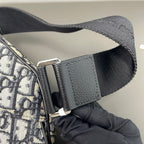 Dior Canvas Saddle Bag