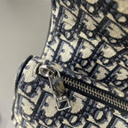Dior Canvas Saddle Bag