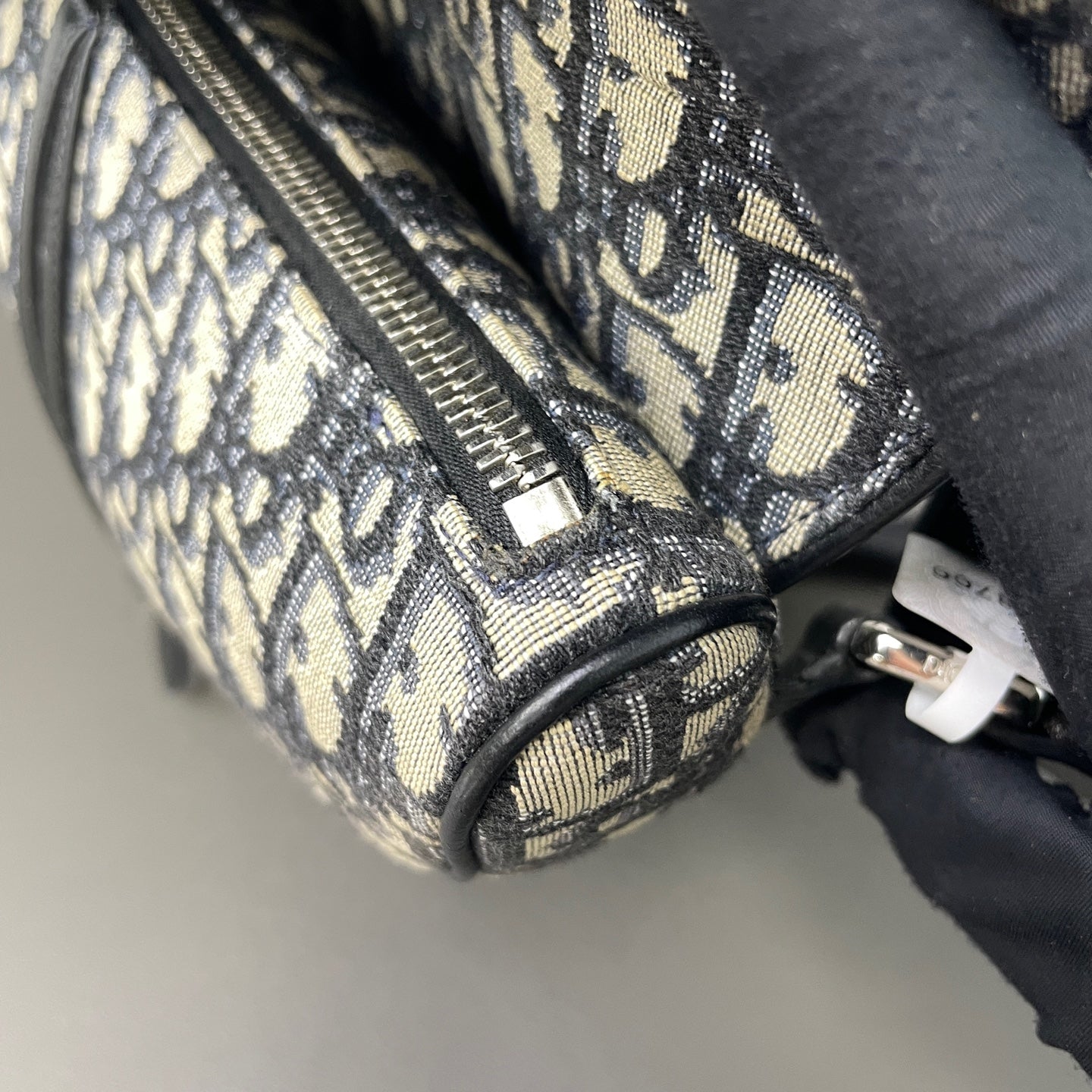 Dior Canvas Saddle Bag