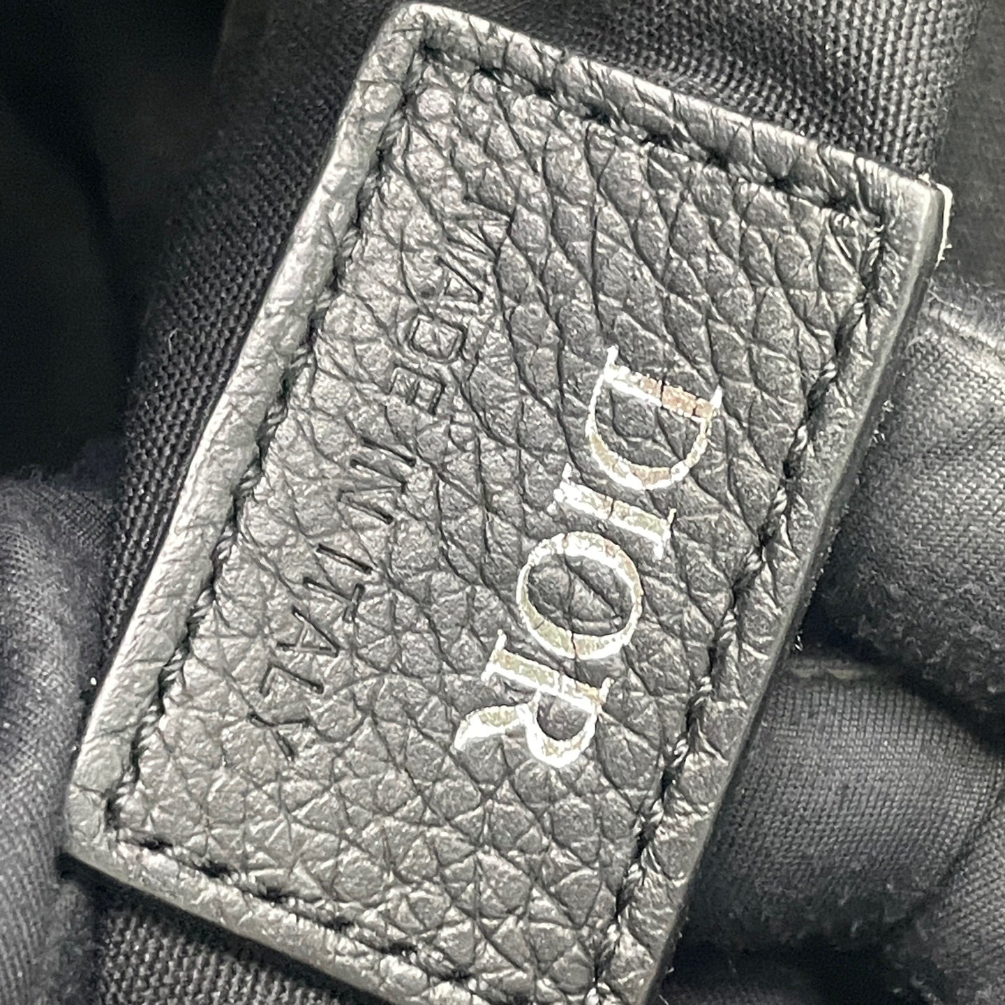 Dior Canvas Saddle Bag