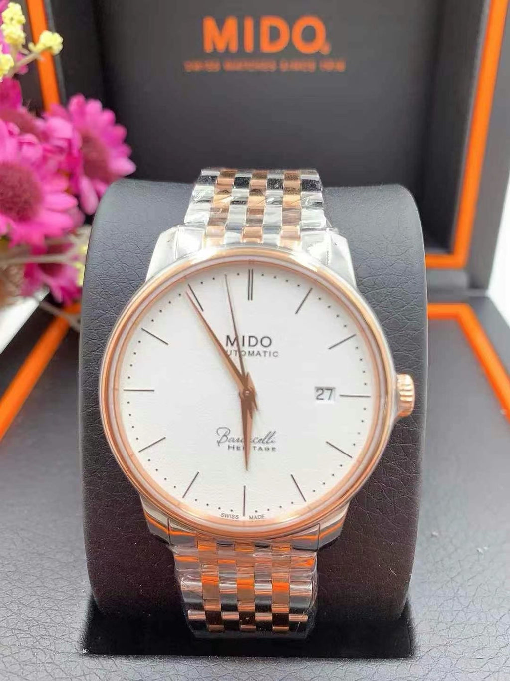Mido Berenice Rose gold Automatic (self-winding) watch 39 millimeters M027.407.22.010.00
