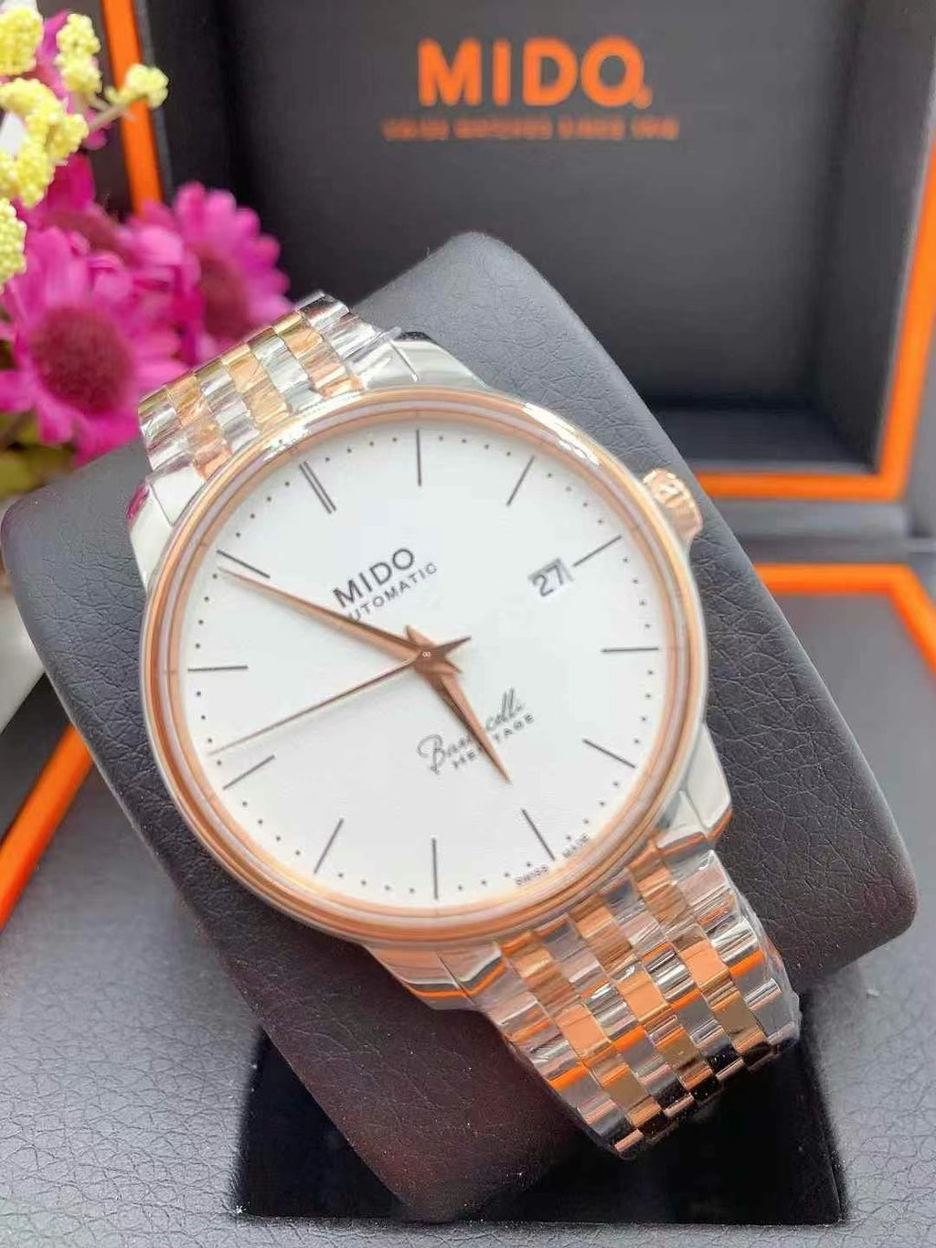 Mido Berenice Rose gold Automatic (self-winding) watch 39 millimeters M027.407.22.010.00