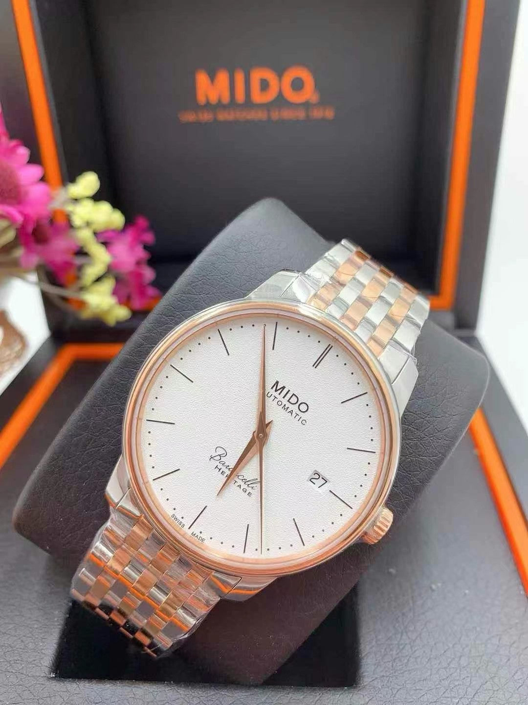 Mido Berenice Rose gold Automatic (self-winding) watch 39 millimeters M027.407.22.010.00