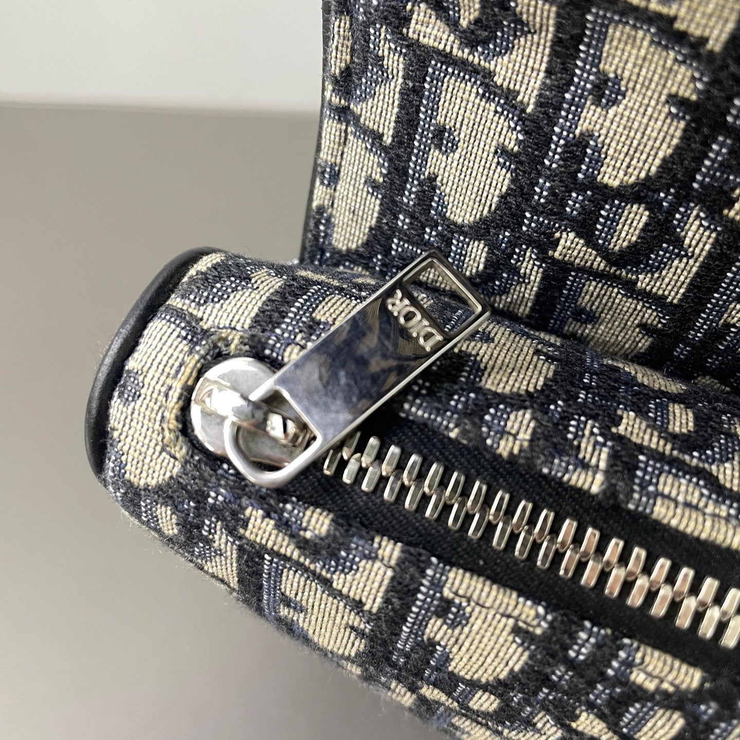 Dior Canvas Saddle Bag