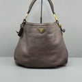 Prada Gray Shoulder Bag