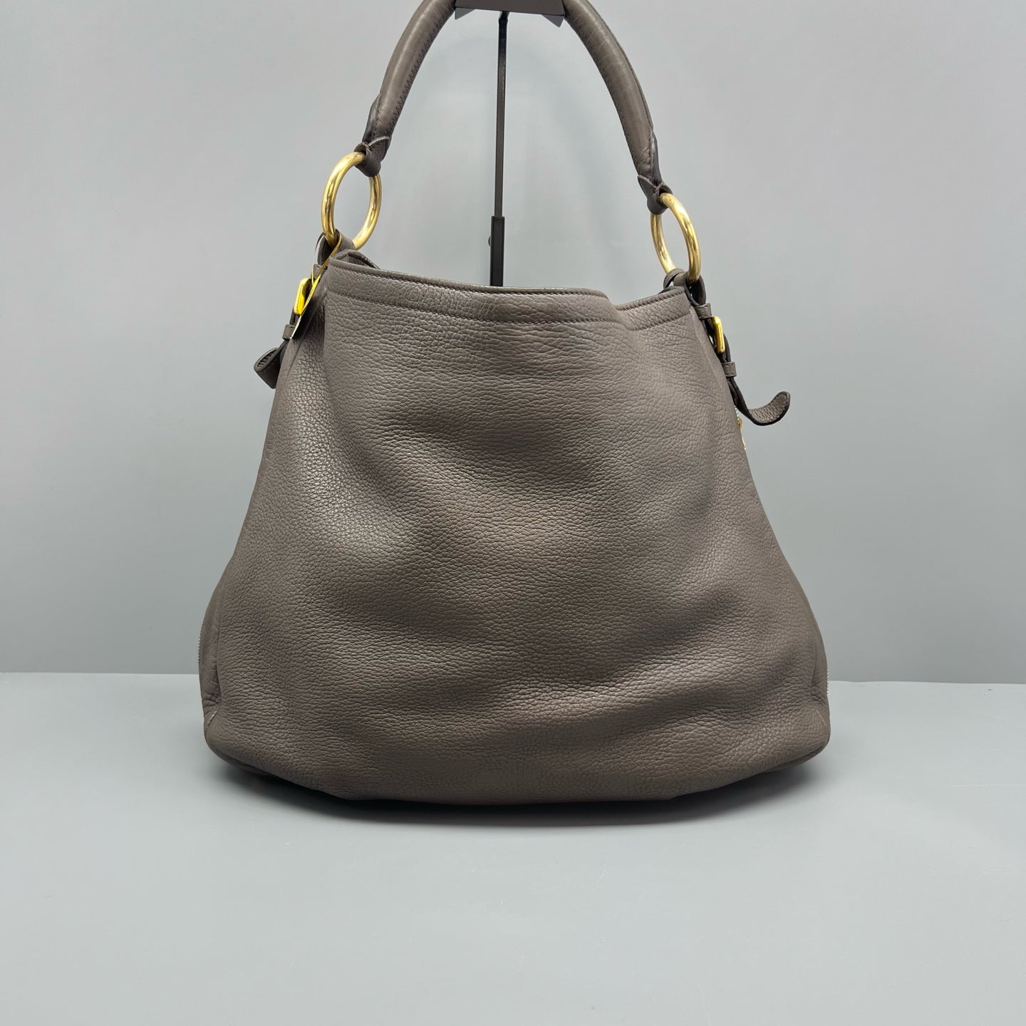 Prada Gray Shoulder Bag