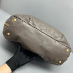 Prada Gray Shoulder Bag