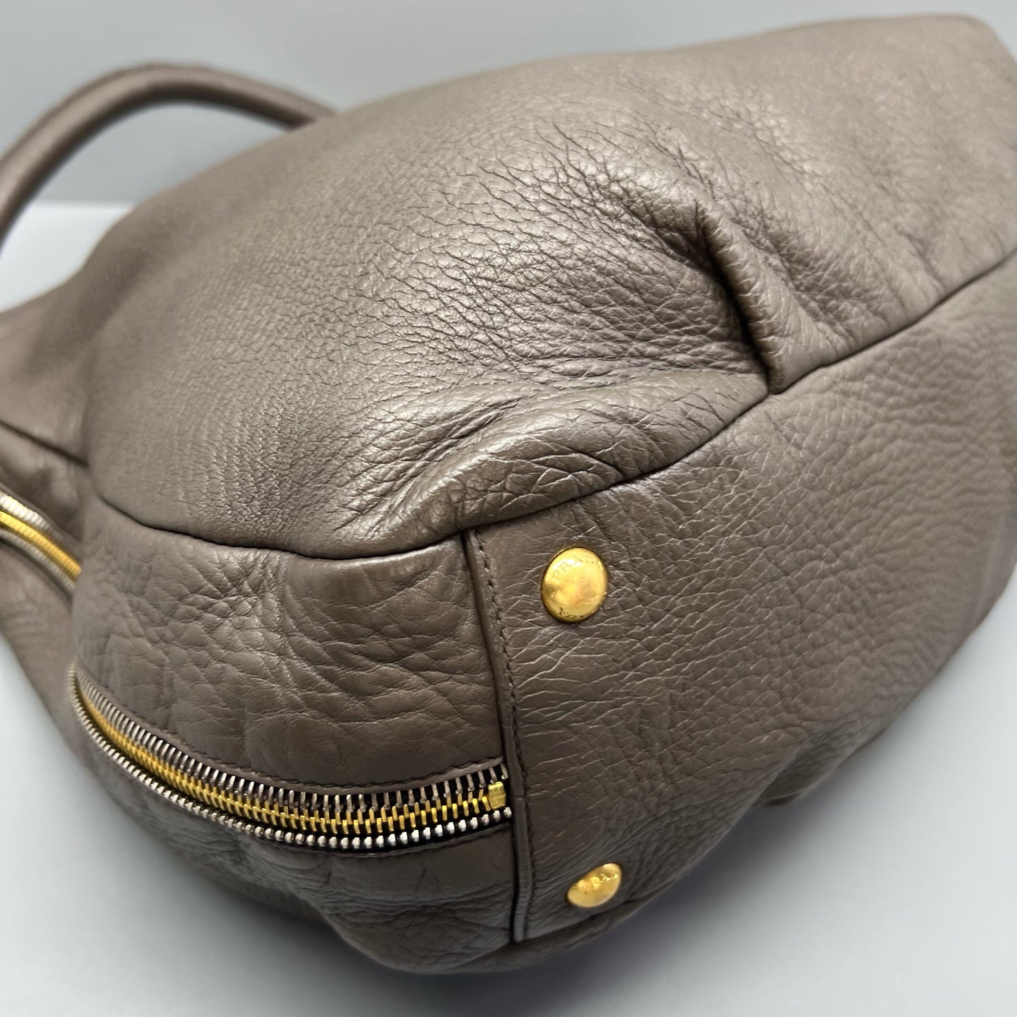 Prada Gray Shoulder Bag
