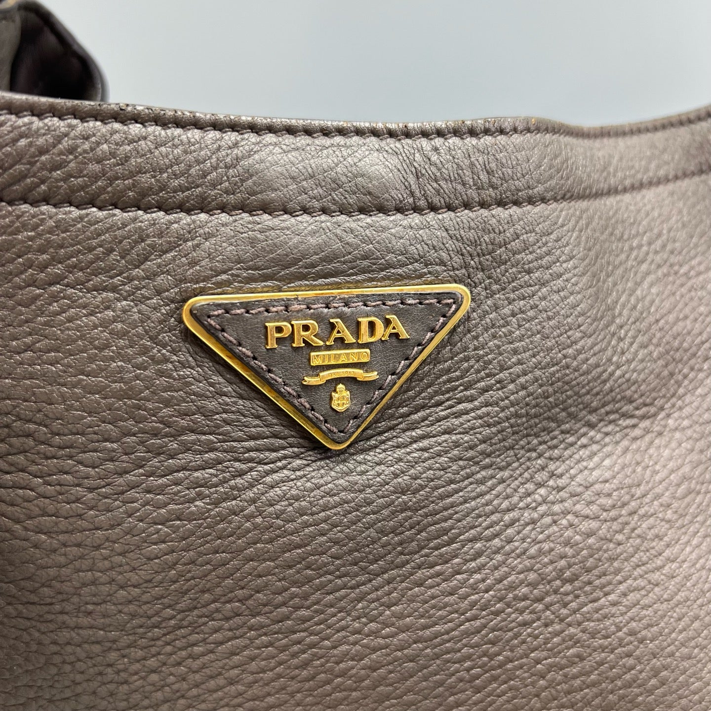 Prada Gray Shoulder Bag