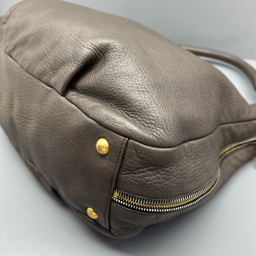 Prada Gray Shoulder Bag