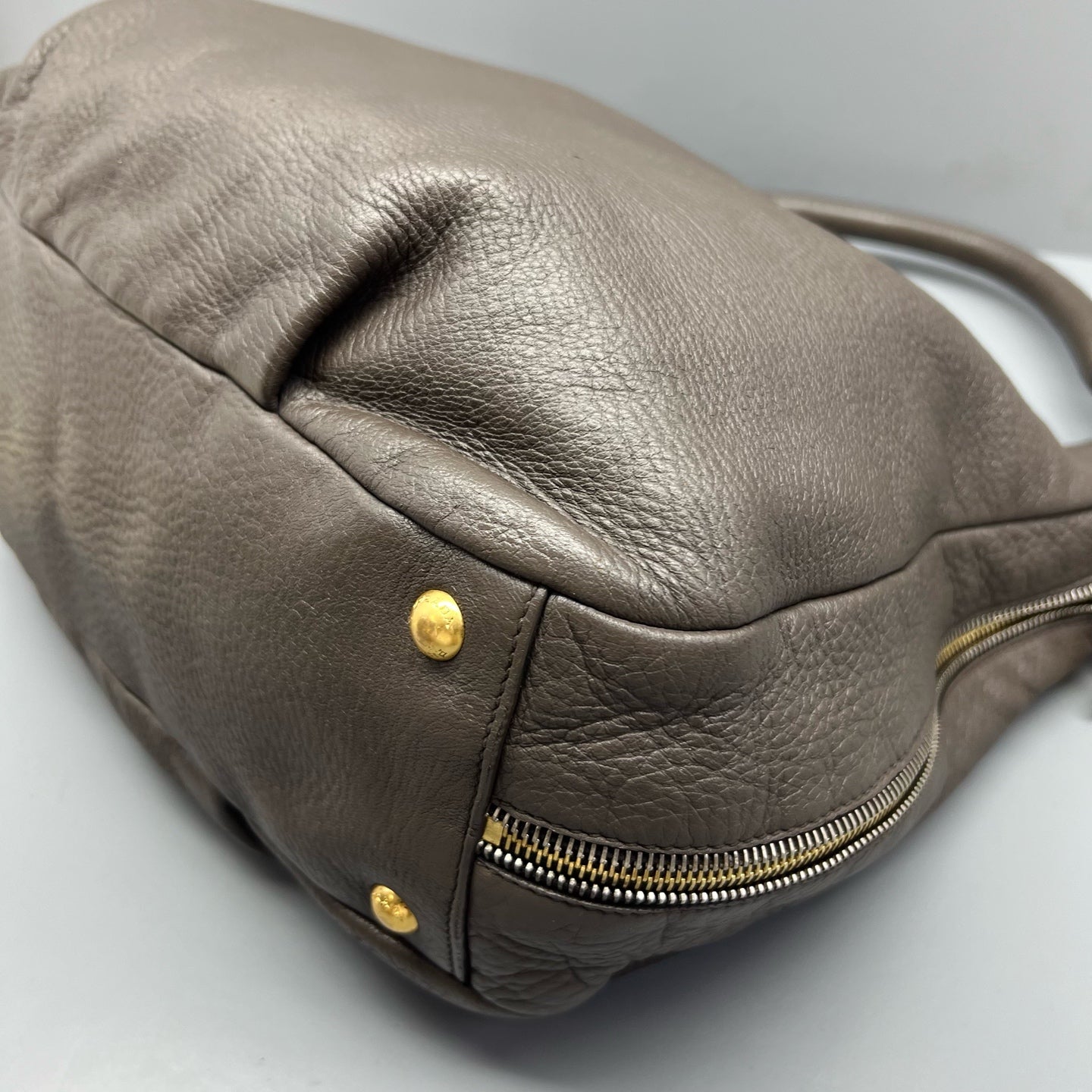 Prada Gray Shoulder Bag