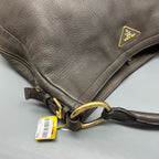 Prada Gray Shoulder Bag