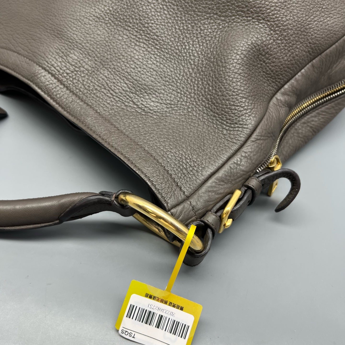 Prada Gray Shoulder Bag