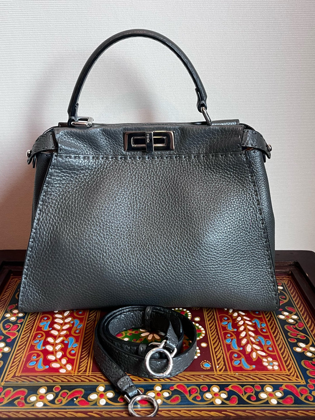 Fendi Peekaboo Leather 8BN244ANT2F19KE