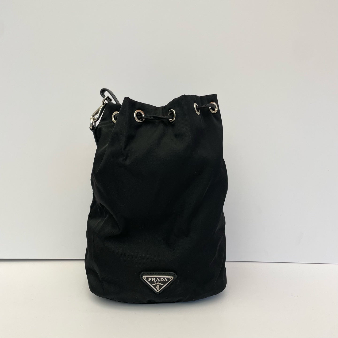 Prada Cordura Green Bucket & Drawstring Bag
