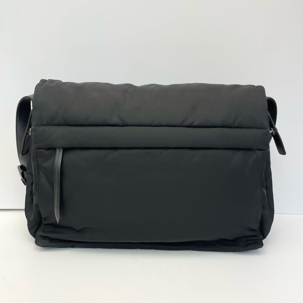 Prada Cini Large Re-Nylon Recycled Nylon Messenger Bag Cordura Messenger Bag 1BD256_RDLN_F0002_V_OOO