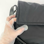 Prada Cini Large Re-Nylon Recycled Nylon Messenger Bag Cordura Messenger Bag 1BD256_RDLN_F0002_V_OOO