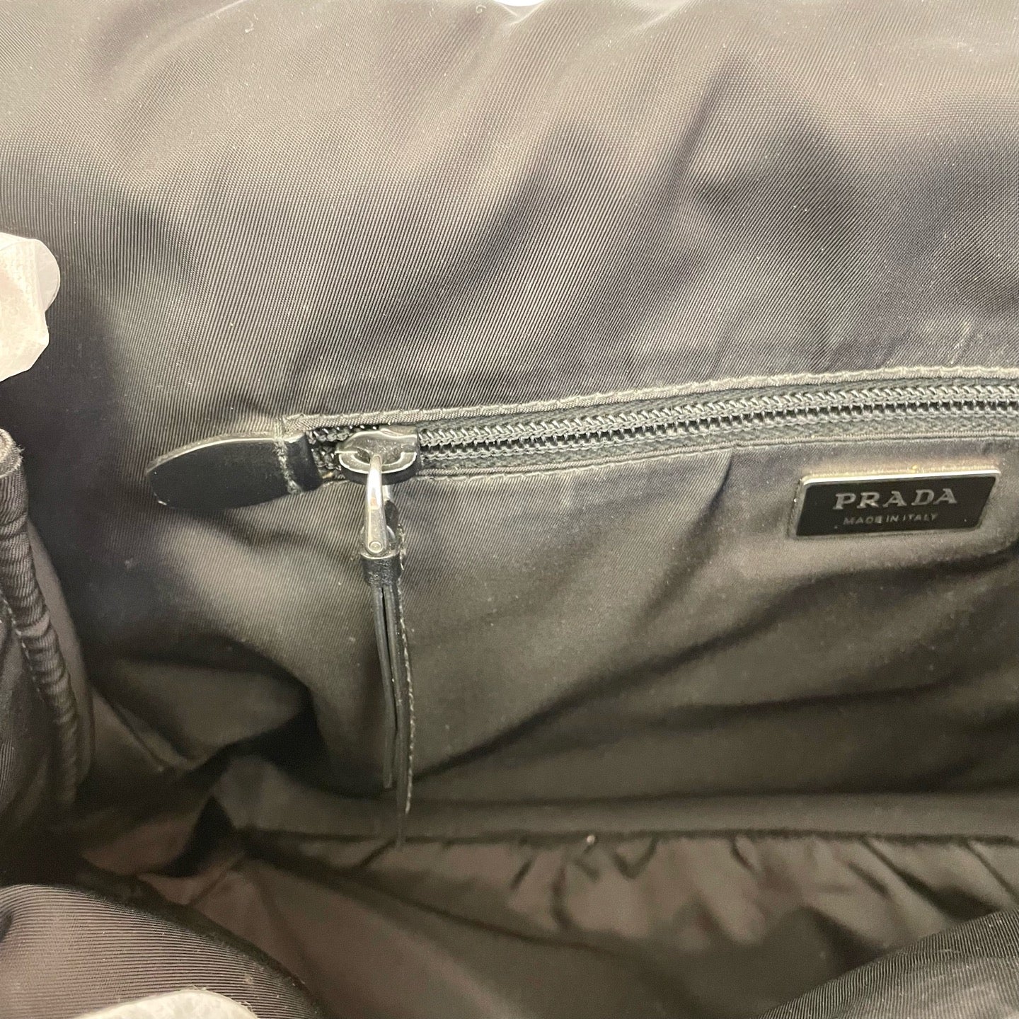 Prada Cini Large Re-Nylon Recycled Nylon Messenger Bag Cordura Messenger Bag 1BD256_RDLN_F0002_V_OOO