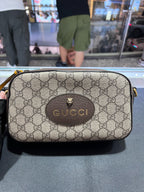 Gucci Neo Vintage GG Supreme canvas messenger bag Canvas Beige Messenger Bag 476466 K9GVT 8856