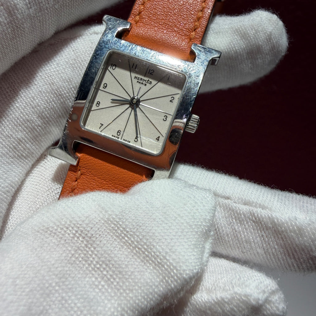 Hermes Quartz watch 21 x 21 millimeters
