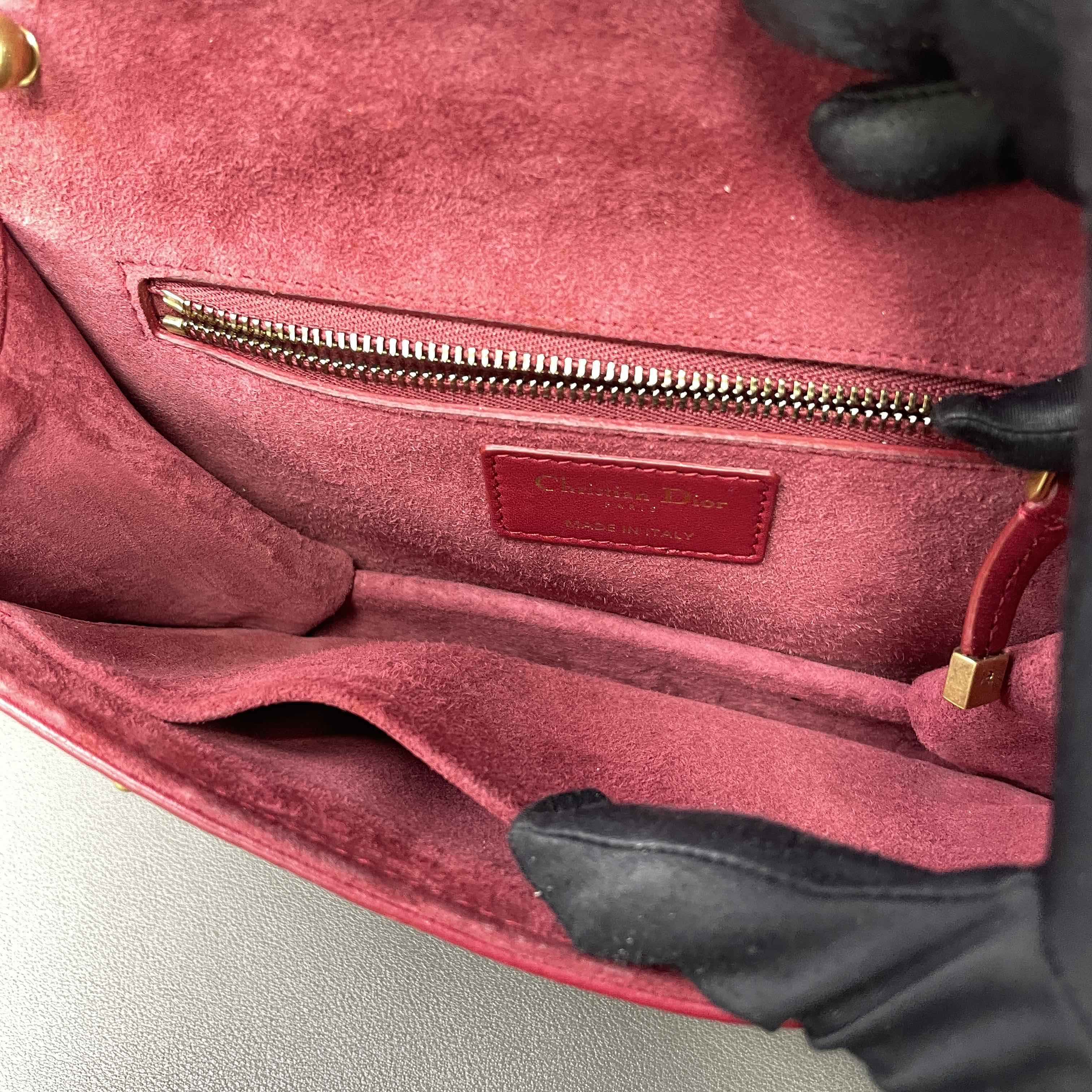 Dior Red Messenger Bag
