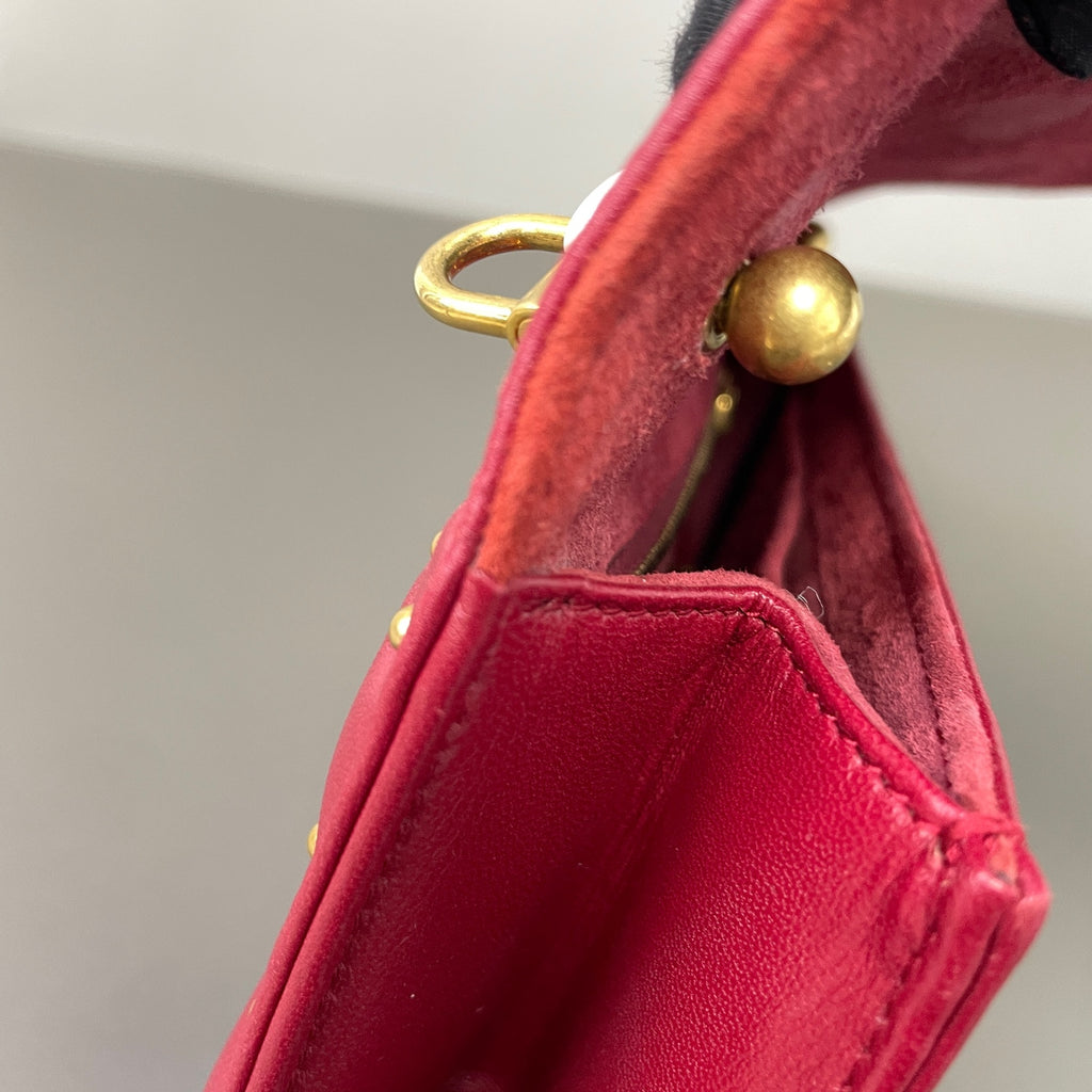 Dior Red Messenger Bag