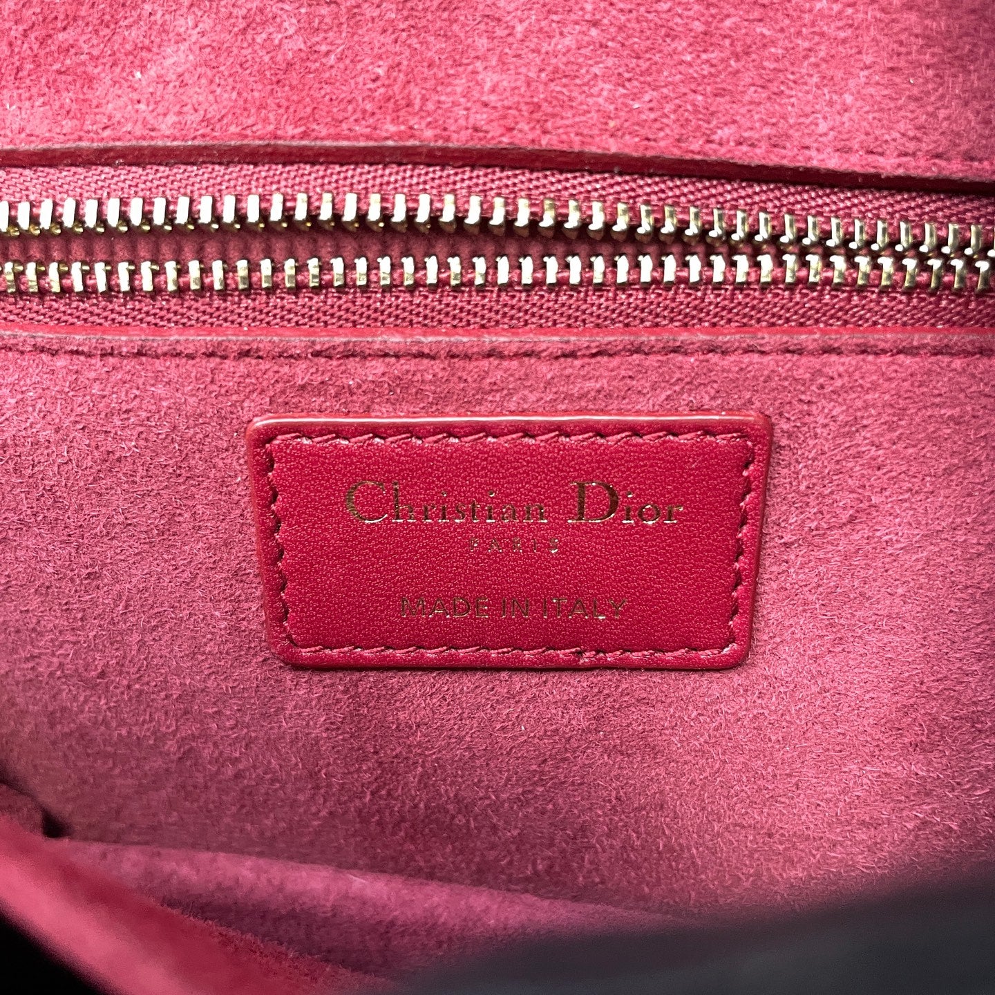 Dior Red Messenger Bag
