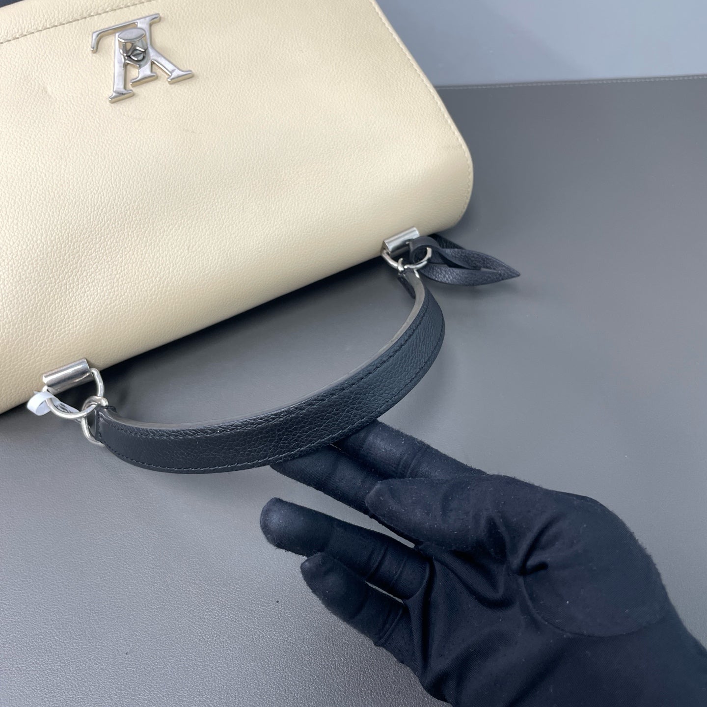Louis Vuitton Metal Beige Crossbody