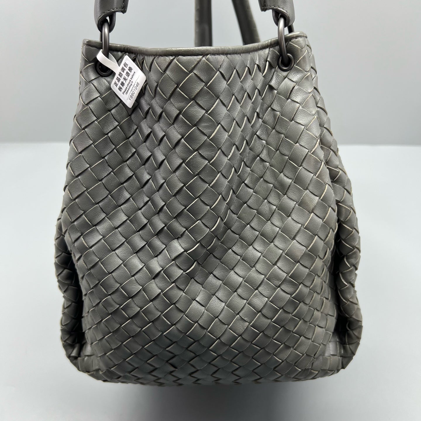 Bottega Veneta Gray Shoulder Bag