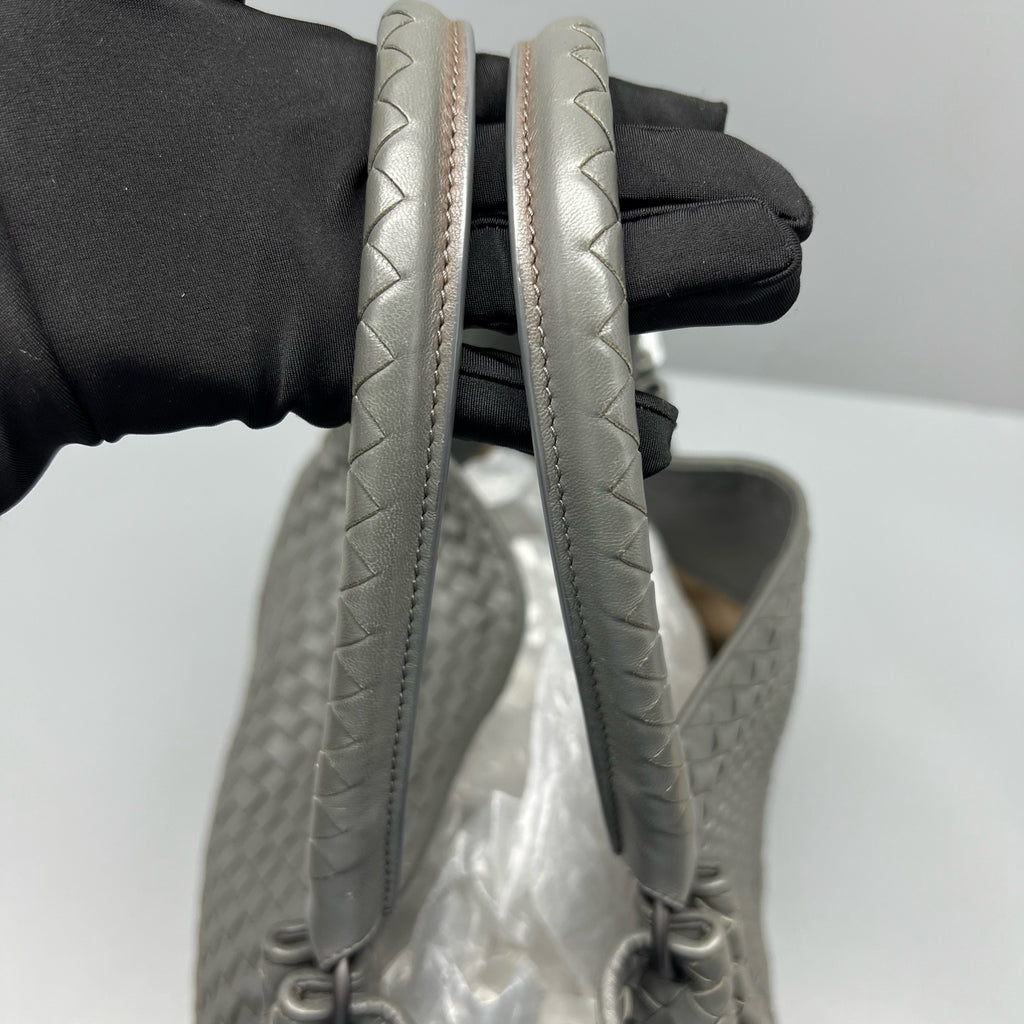 Bottega Veneta Gray Shoulder Bag